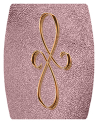 DAREC 601 CP SH OR Copper Scroll Shimmer Orchid Background